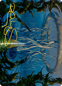 Tanglepool Bridge Art Card (Gold-Stamped Signature) [Modern Horizons 2 Art Series]