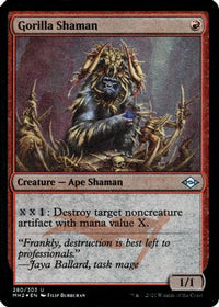 Gorilla Shaman (Foil Etched) (MH2-280) - Modern Horizons 2 Foil