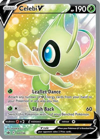 Celebi V (Full Art) (160/198) - SWSH06 Chilling Reign Holofoil