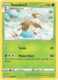 Sawsbuck (12/198)  - SWSH06 Chilling Reign