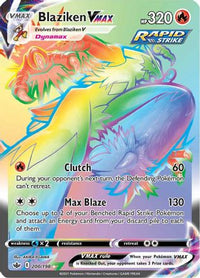 Blaziken VMAX (Secret) (200/198) - SWSH06 Chilling Reign Holofoil