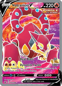 Volcanion V (Full Art) (162/198) - SWSH06 Chilling Reign Holofoil