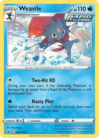 Weavile (31/198)  - SWSH06 Chilling Reign Holofoil