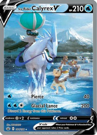 Ice Rider Calyrex V (164/198) [Épée et bouclier : Chilling Reign] 