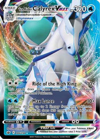 Ice Rider Calyrex VMAX (46/198)  - SWSH06 Chilling Reign Holofoil
