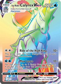 Ice Rider Calyrex VMAX (Secret) (202/198) - SWSH06 Chilling Reign Holofoil