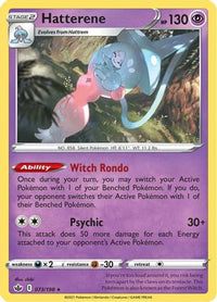 Hatterene (73/198)  - SWSH06 Chilling Reign Holofoil