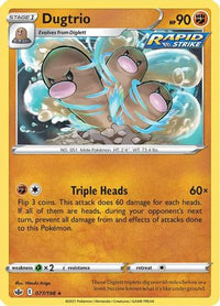 Dugtrio (77/198) - SWSH06 Chilling Reign