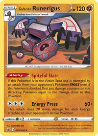 Galarian Runerigus (83/198)  - SWSH06 Chilling Reign Holofoil