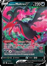 Galarian Moltres V (97/198)  - SWSH06 Chilling Reign Holofoil