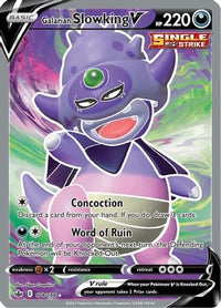 Galarian Slowking V (Full Art) (178/198)  - SWSH06 Chilling Reign Holofoil