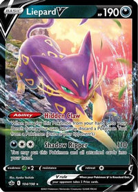 Liepard V (104/198) - SWSH06 Chilling Reign Holofoil