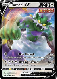 Tornadus V (124/198) - SWSH06 Chilling Reign Holofoil