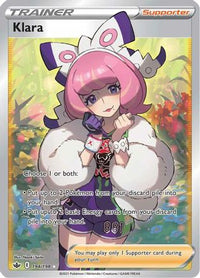 Klara (Full Art) (194/198) - SWSH06 Chilling Reign Holofoil