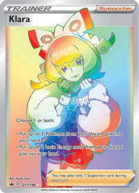 Klara (Secret) (217/198)  - SWSH06 Chilling Reign Holofoil