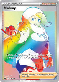 Melony (Secret) (218/198)  - SWSH06 Chilling Reign Holofoil