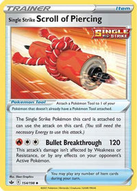 Single Strike Scroll of Piercing (154/198)  - SWSH06 Chilling Reign