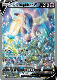 Galarian Rapidash V (Alternate Full Art) (168/198) - SWSH06 Chilling Reign Holofoil