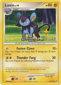 Luxio (Prerelease) [Staff] (52/130)  - Nintendo Promos