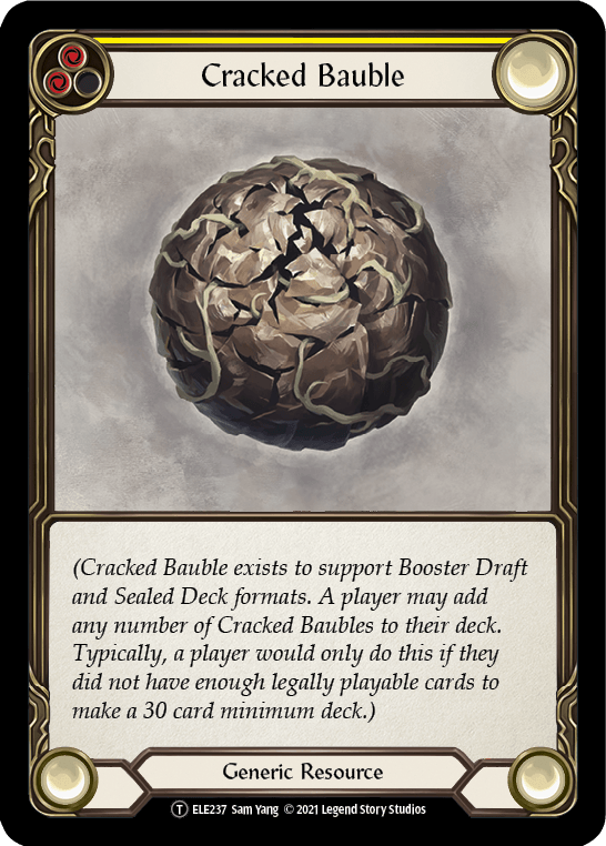 Cracked Bauble [U-ELE237] (Tales of Aria Unlimited) Unlimited Normal - POKÉ JEUX