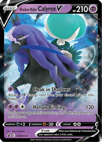 Shadow Rider Calyrex V (SWSH131/307)  - SWSH Sword & Shield Promo Cards Holofoil