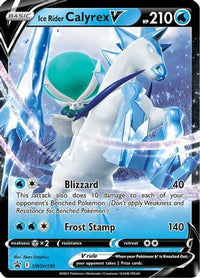 Ice Rider Calyrex V (SWSH130/307)  - SWSH Sword & Shield Promo Cards Holofoil