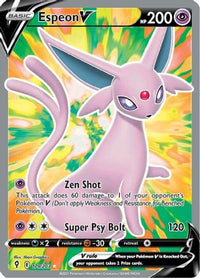Espeon V (Full Art) (179/203) - SWSH07 Evolving Skies Holofoil