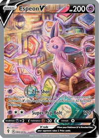 Espeon V (Alternate Full Art) (180/203) - SWSH07 Evolving Skies Holofoil
