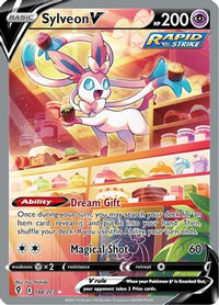 Sylveon V (Alternate Full Art) (184/203) - SWSH07 Evolving Skies Holofoil