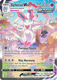 Sylveon VMAX (Alternate Art Secret) (212/203) - SWSH07 Evolving Skies Holofoil