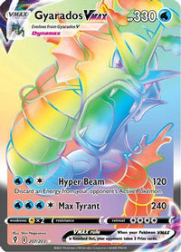 Gyarados VMAX (Secret) (207/203) - SWSH07 Evolving Skies Holofoil