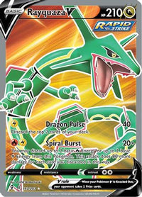 Rayquaza V (Full Art) (193/203) - SWSH07 Evolving Skies Holofoil