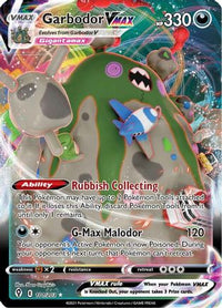 Garbodor VMAX (101/203)  - SWSH07 Evolving Skies Holofoil