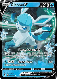Glaceon V (40/203)  - SWSH07 Evolving Skies Holofoil