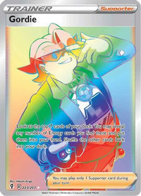 Gordie (Secret) (223/203)  - SWSH07 Evolving Skies Holofoil