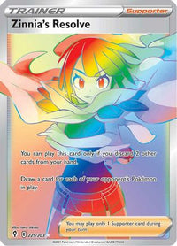 Zinnia's Resolve (Secret) (225/203)  - SWSH07 Evolving Skies Holofoil