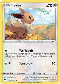 Eevee (125/203) - SWSH07 Evolving Skies