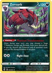Zoroark (103/203)  - SWSH07 Evolving Skies Holofoil