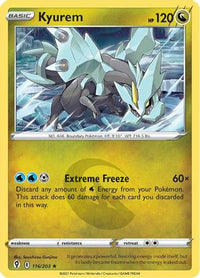 Kyurem (116/203)  - SWSH07 Evolving Skies Holofoil