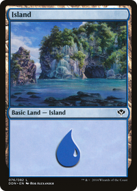 Island (76) [Duel Decks: Speed vs. Cunning]
