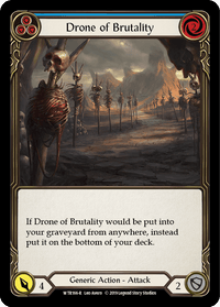 Drone of Brutality (Blue) [WTR166-R] (Welcome to Rathe) Alpha Print Normal - POKÉ JEUX