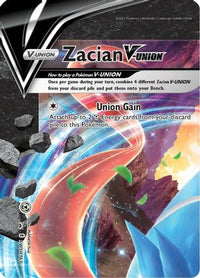 Zacian V-UNION SWSH163 (SWSH163/307)  - SWSH Sword & Shield Promo Cards Holofoil
