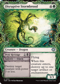 Disruptive Stormbrood (Showcase) (TDM-310) - Tarkir: Dragonstorm