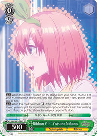 Ribbon Girl, Yotsuba Nakano (5HY/W83-TE63 TD) [Les quintuplés quintessentiels] 
