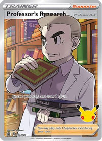 Professor's Research (Full Art) (24/25)  - Celebrations Holofoil