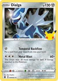 Dialga (020/025) [Célébrations : 25ème anniversaire] 
