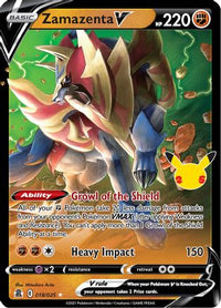Zamazenta V (18/025) - Celebrations Holofoil