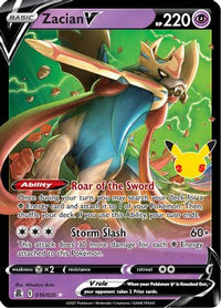 Zacian V (16/025) - Celebrations Holofoil