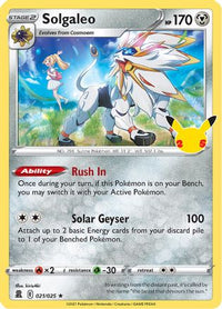 Solgaleo (21/25)  - Celebrations Holofoil