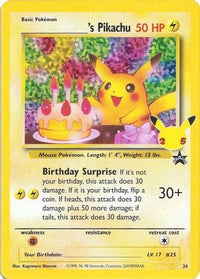 ______'s Pikachu (24/53) - Celebrations Classic Collection Holofoil